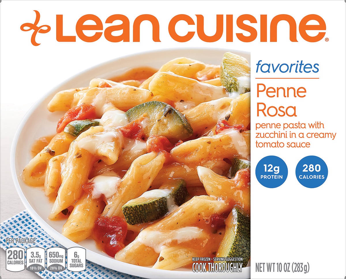 slide 4 of 10, Lean Cuisine Favorites Penne Alla Rosa, 10 oz