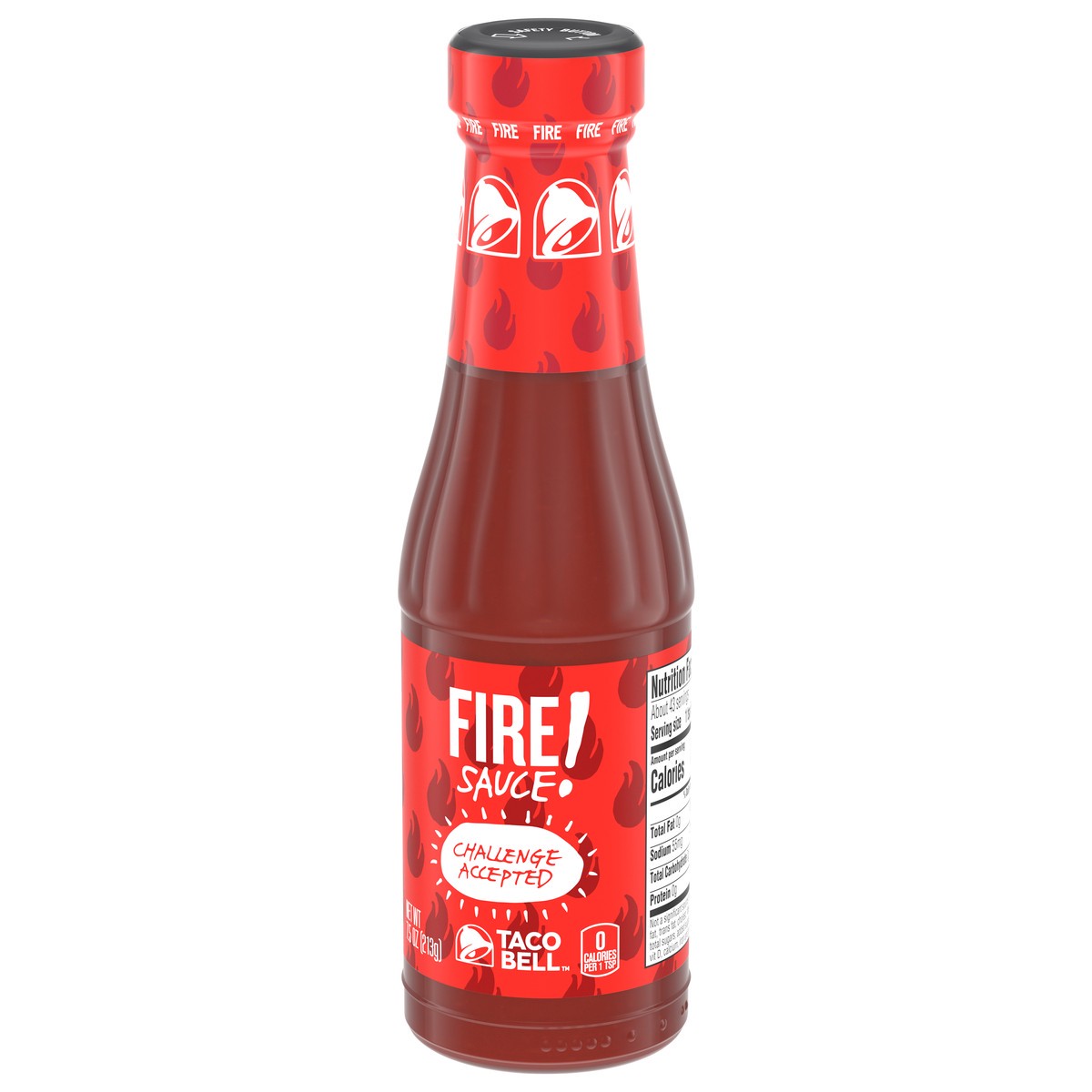 slide 6 of 13, Taco Bell Fire Sauce, 7.5 oz Bottle, 7.5 oz