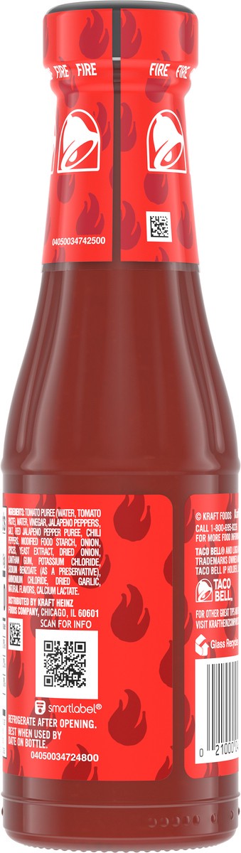 slide 10 of 13, Taco Bell Fire Sauce, 7.5 oz Bottle, 7.5 oz