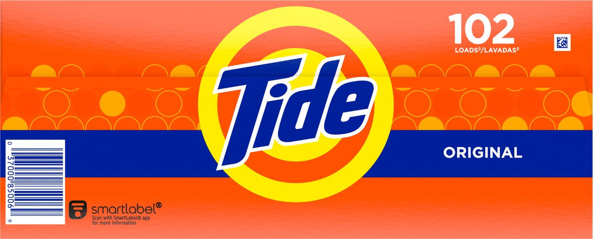 slide 7 of 9, Tide Powder Laundry Detergent, Original, 102 loads, 143 oz, 143 oz