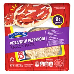 Hill Country Fare Snack Pack Tray - Pepperoni Pizza & Candy Bar