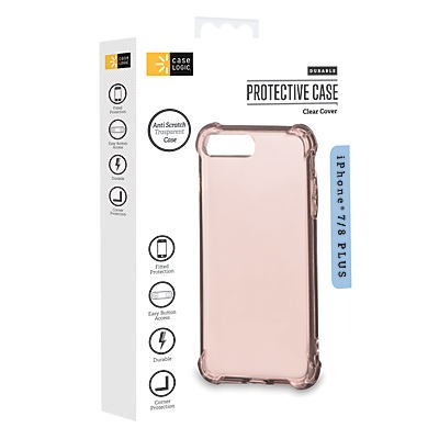 slide 1 of 1, Case Logic iPhone 6/7/8 Plus Reinforced Case Rose Gold, 1 ct