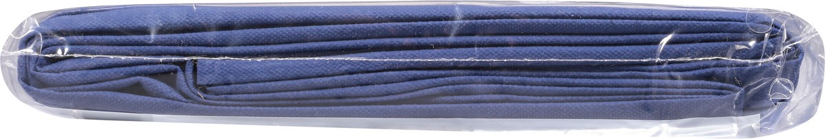 slide 3 of 10, Caspari Oriental Blue Paper Linen Table Cover 1 ea, 1 ct