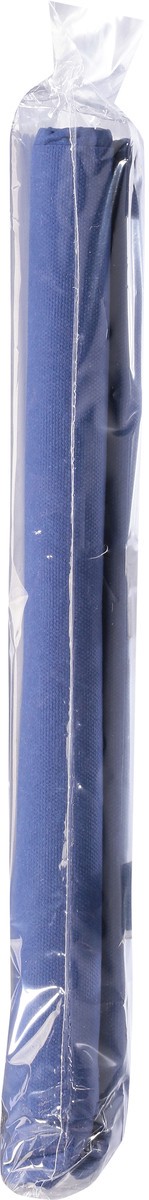 slide 6 of 10, Caspari Oriental Blue Paper Linen Table Cover 1 ea, 1 ct