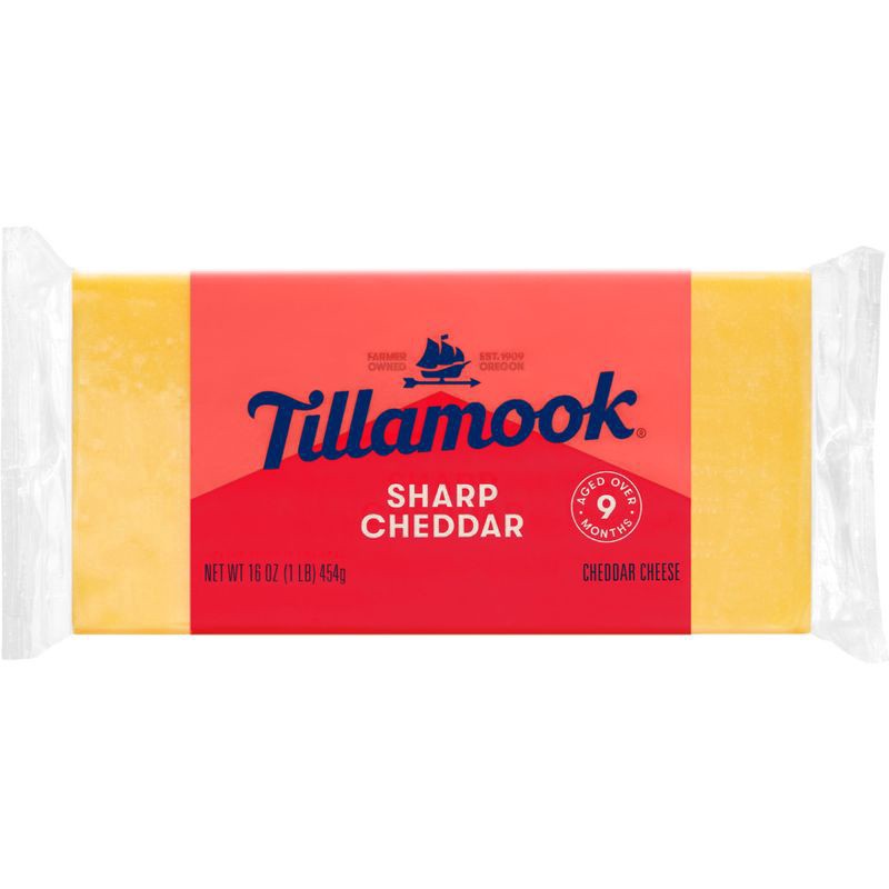 slide 1 of 5, Tillamook Sharp Cheddar Cheese Block - 16oz, 16 oz