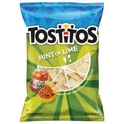 Tostitos Flavored Tortilla Chips Hint Of Lime 13 Oz