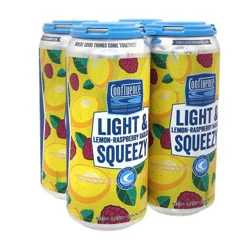 Confluence Brewing Co. Light & Squeezy Lemon-Raspberry Radler 4 pk