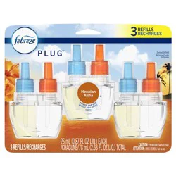 Febreze Odor-Eliminating PLUG Air Freshener Refills, Hawaiian Aloha