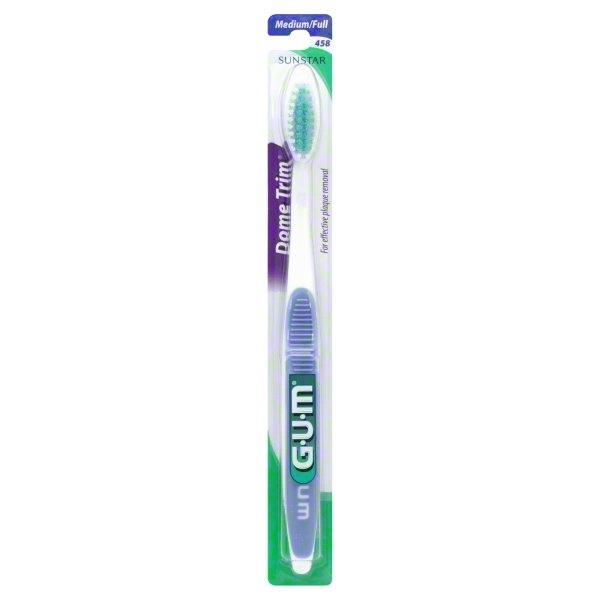 slide 1 of 1, G-U-M Toothbrush Dome Trim Medium/Full, 1 ct