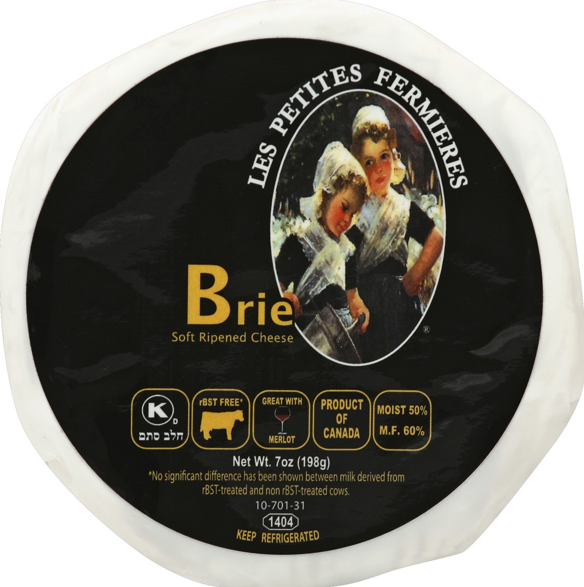 slide 2 of 5, Les Petites Fermieres Brie Soft Ripened Cheese, 7 oz