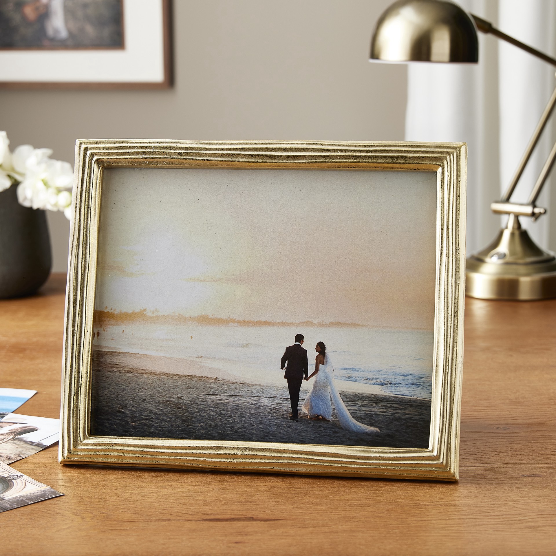 slide 4 of 6, Expressions 8" X 10" Gilded Gold Frame By Studio Decor, 8 in x 10 in