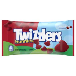 Twizzlers Cherry Flavored Bunnies Easter Candy Bag, 2.1 oz