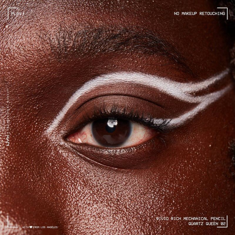 slide 2 of 10, NYX Professional Makeup Vivid Rich Mechanical Eye Pencil - 02 Quartz Queen - 0.05oz, 0.05 oz