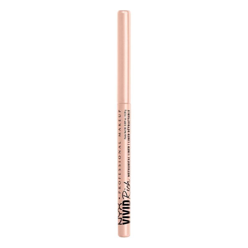 slide 6 of 10, NYX Professional Makeup Vivid Rich Mechanical Eye Pencil - 02 Quartz Queen - 0.05oz, 0.05 oz