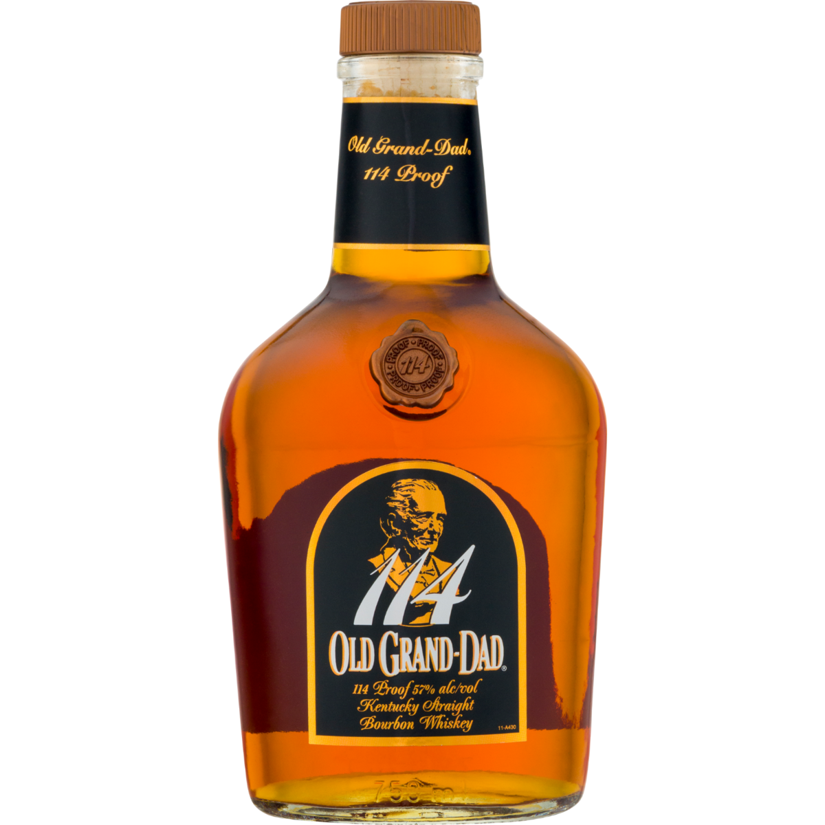 slide 1 of 4, Old Grand-Dad 114 Proof Kentucky Straight Bourbon Whiskey 750 ml, 750 ml