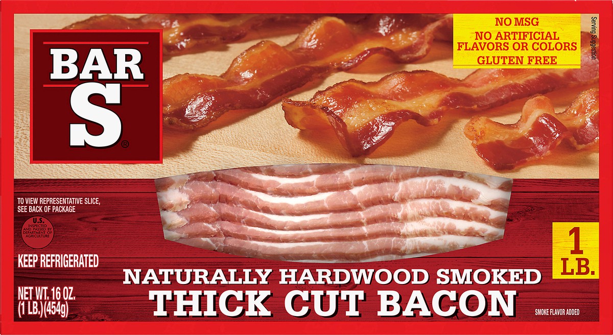 slide 9 of 11, Bar-S Sliced Bacon, 1 lb