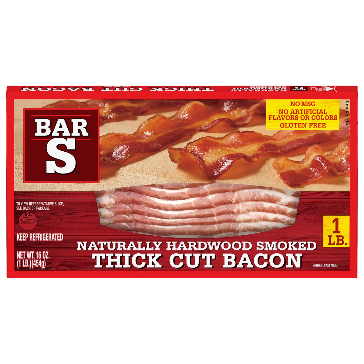 slide 1 of 11, Bar-S Sliced Bacon, 1 lb