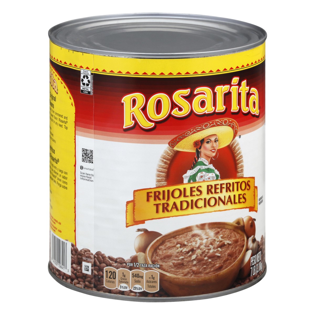 slide 11 of 13, ROSARITA Refried Beans, 112 oz, 7 lb