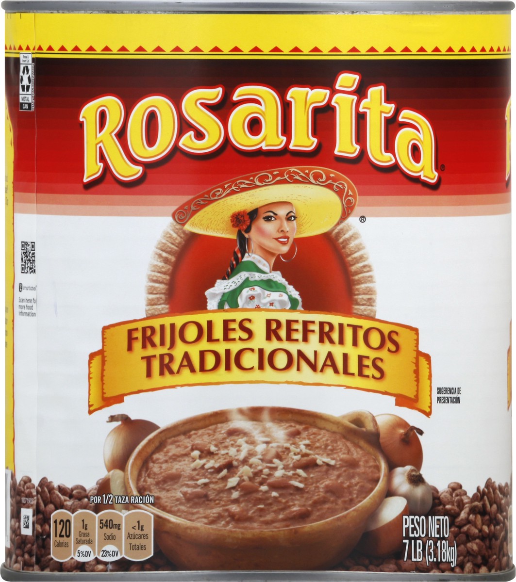 slide 5 of 13, ROSARITA Refried Beans, 112 oz, 7 lb