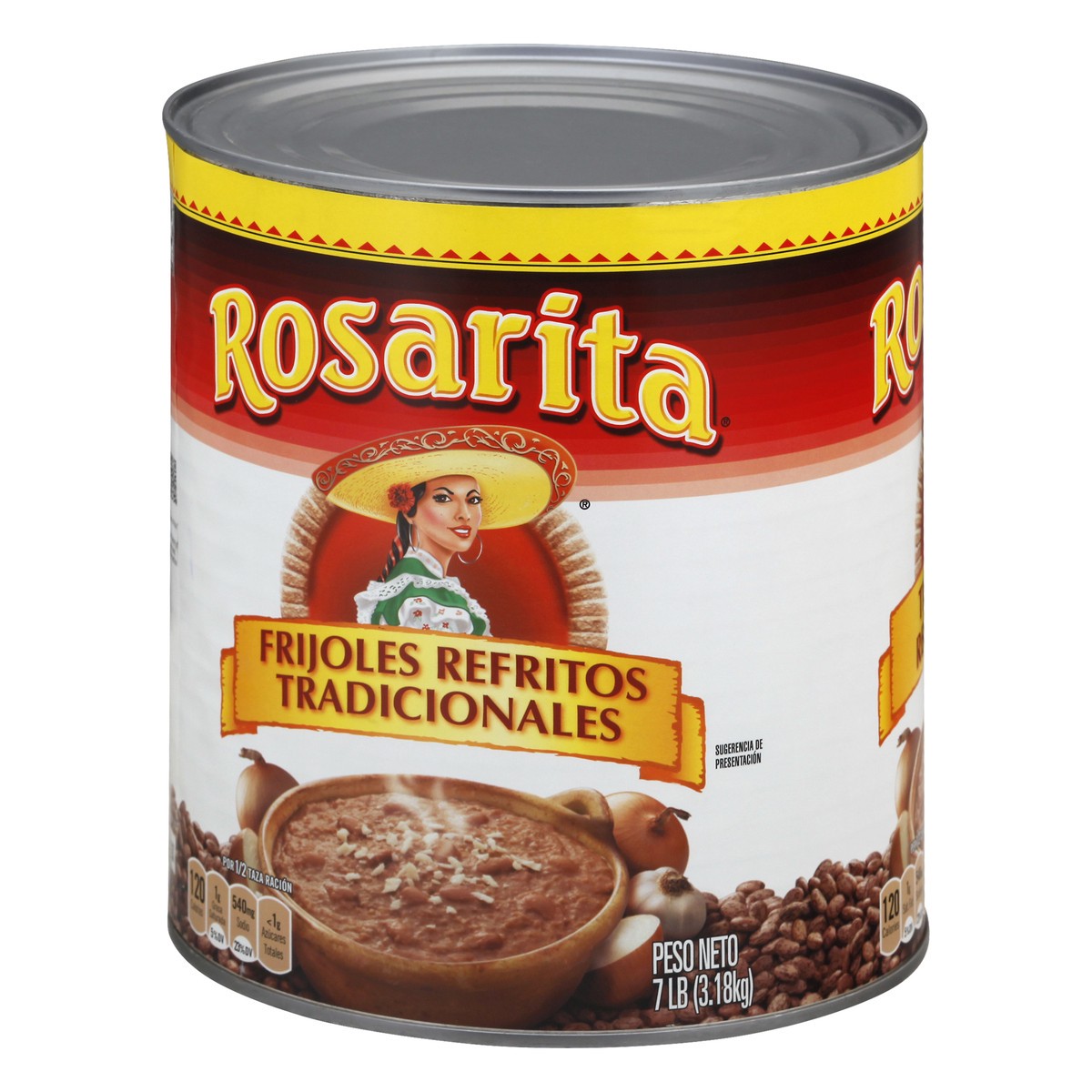 slide 10 of 13, ROSARITA Refried Beans, 112 oz, 7 lb