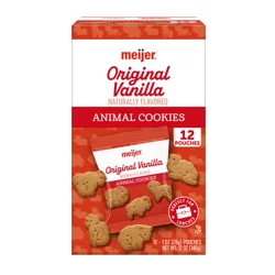 Meijer Animal Cookie Vanilla Original