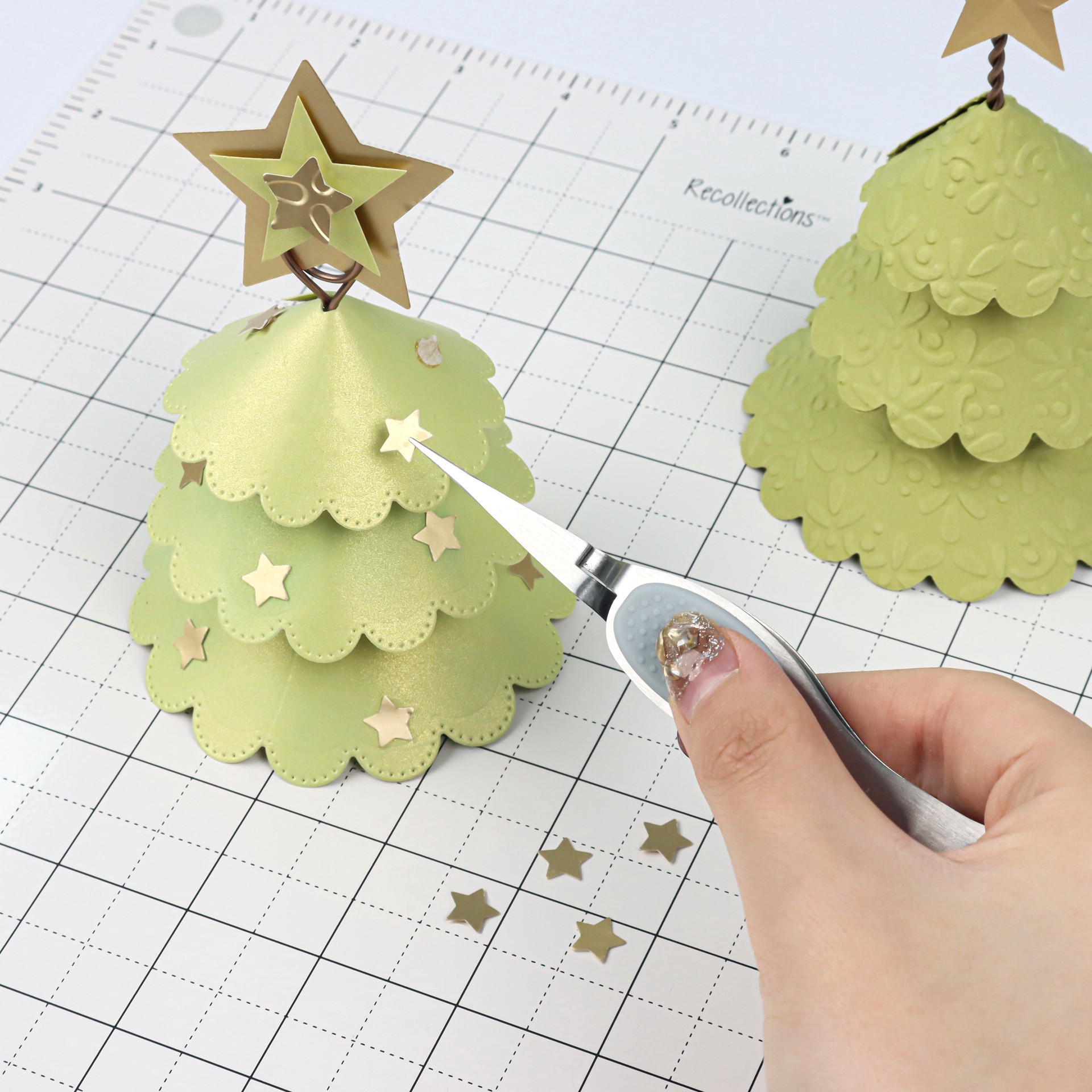 slide 2 of 5, Reverse Tweezer Set By Recollections, 4.75 in