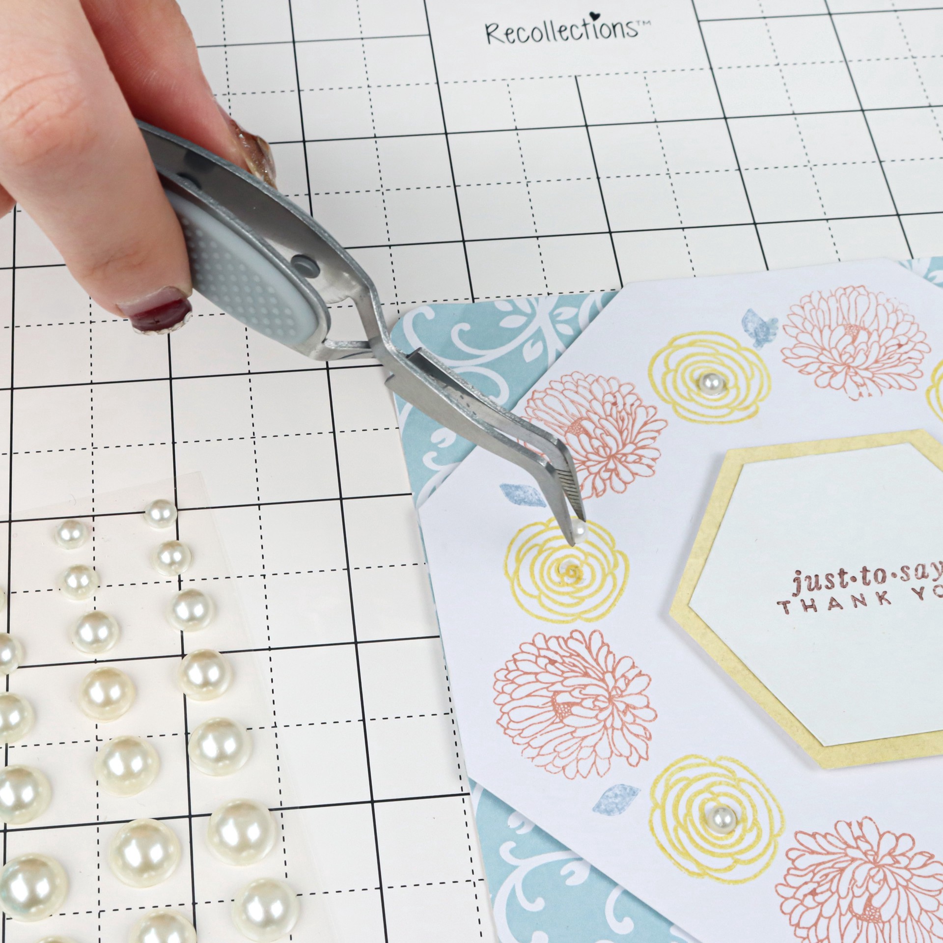 slide 5 of 5, Reverse Tweezer Set By Recollections, 4.75 in