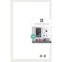 U Brands Magnetic Dry Erase Board, 20 x 30 Inches, White Wood Frame