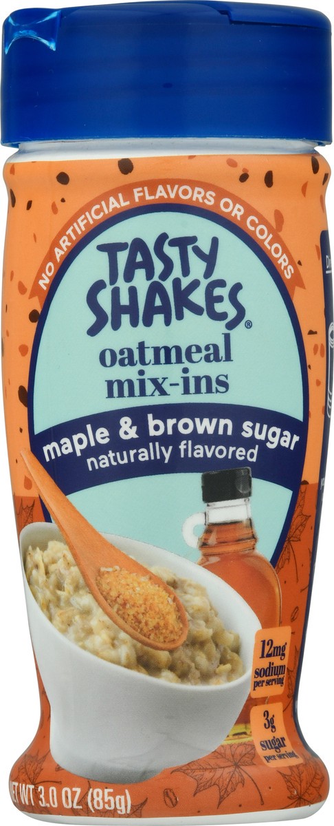 slide 12 of 14, Tasty Shakes Maple & Brown Sugar Oatmeal Mix-Ins 3.0 oz, 3 oz