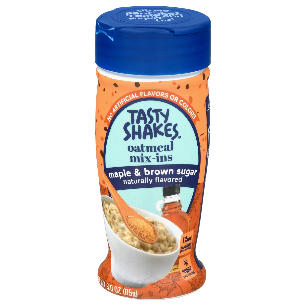 slide 1 of 14, Tasty Shakes Maple & Brown Sugar Oatmeal Mix-Ins 3.0 oz, 3 oz