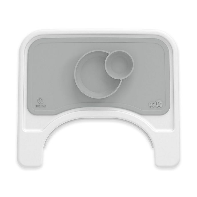 slide 1 of 1, Stokke ezpz Bowls Placemat for Stokke Steps Tray - Grey, 1 ct