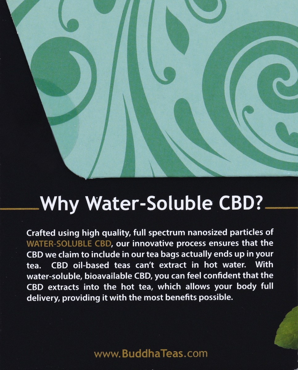 slide 3 of 4, Buddha Teas Herbal Tea, CBD, Organic, Peppermint, Bags- 18 ct, 