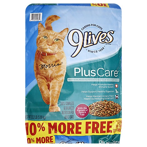slide 1 of 1, 9Lives Pc Bonus Bag Dry Cat Food, 13.2 lb