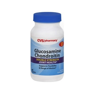 slide 1 of 1, CVS Pharmacy Glucosamine Chondroitin Tablets Double Strength, 60 ct