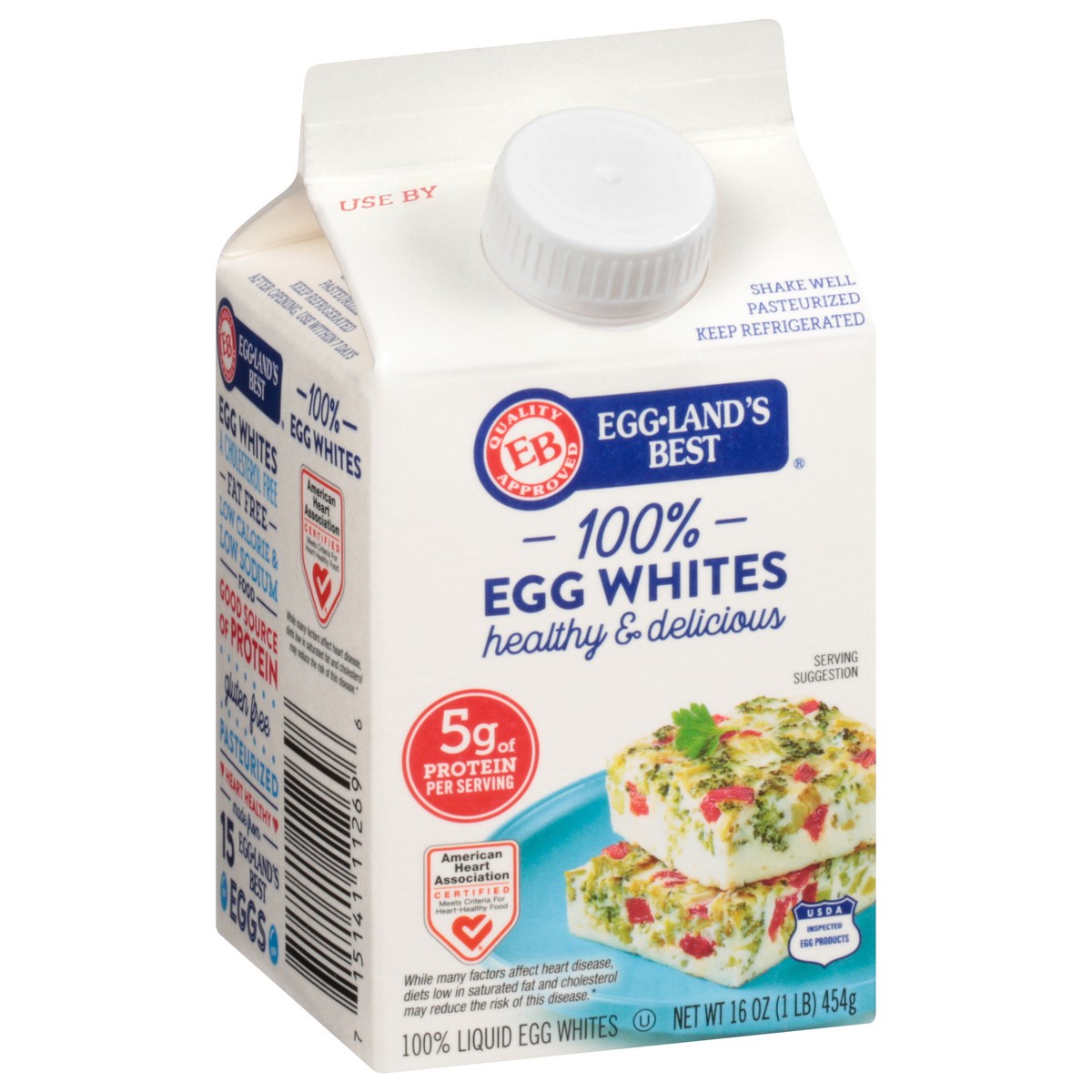 slide 2 of 9, Eggland's Best Egglands White 100% Liquid Egg, 16 fl oz