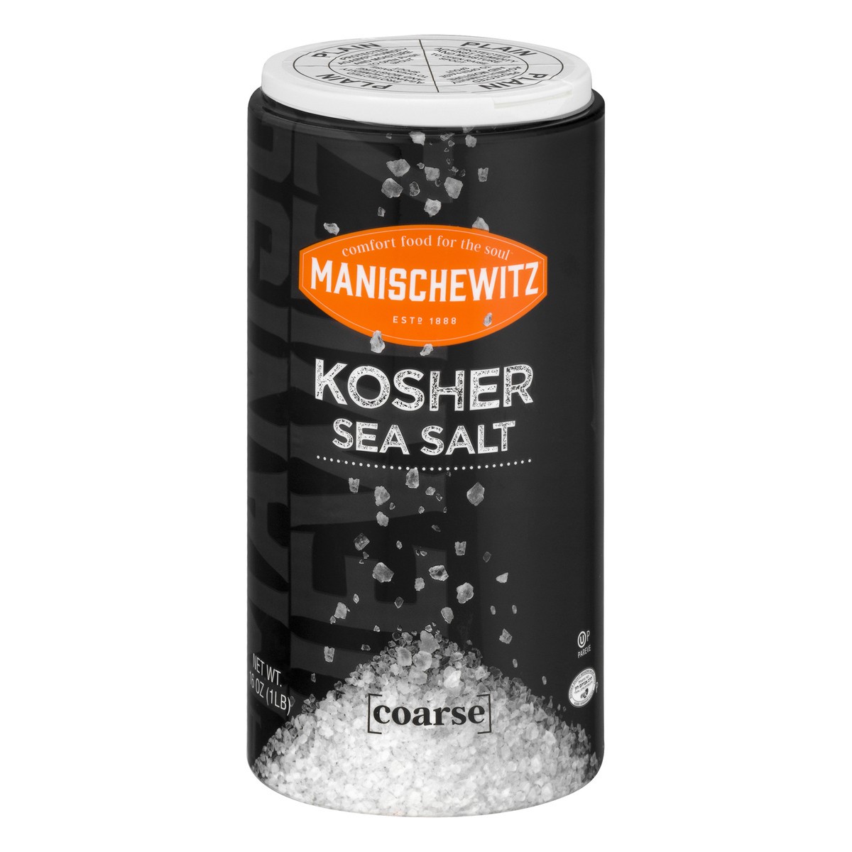 slide 11 of 12, Manischewitz Kosher Coarse Sea Salt - 16 oz, 16 oz