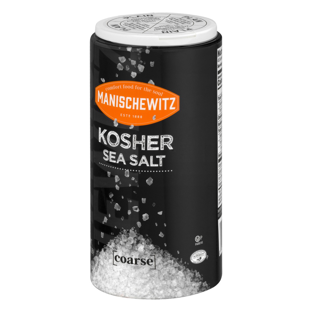 slide 4 of 12, Manischewitz Kosher Coarse Sea Salt - 16 oz, 16 oz
