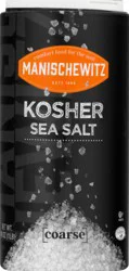 Manischewitz Kosher Coarse Sea Salt - 16 oz