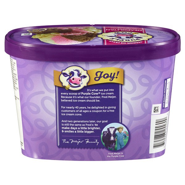 slide 6 of 9, Purple Cow Neapolitan Ice Cream, 1.5 qt