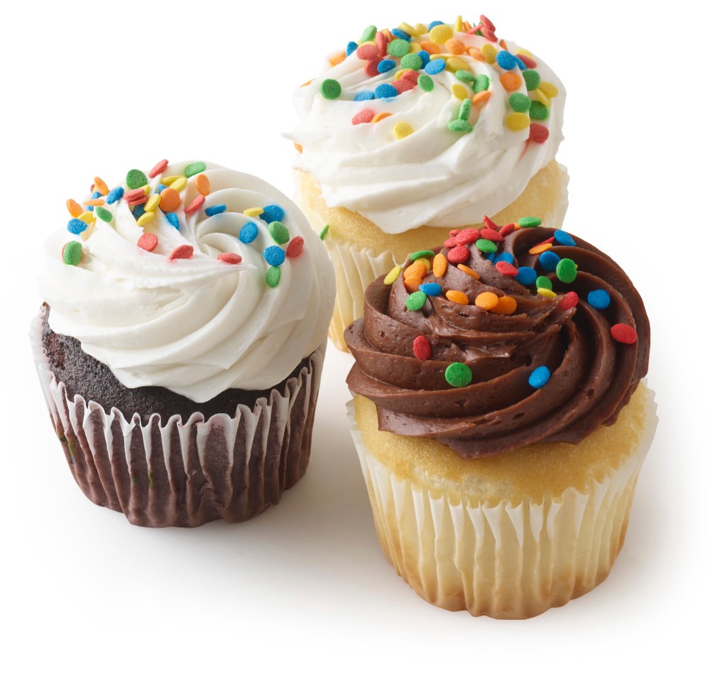 slide 3 of 4, Bakery Fresh Goodness Chocolate & White Cupcakes, 12 ct; 24 oz