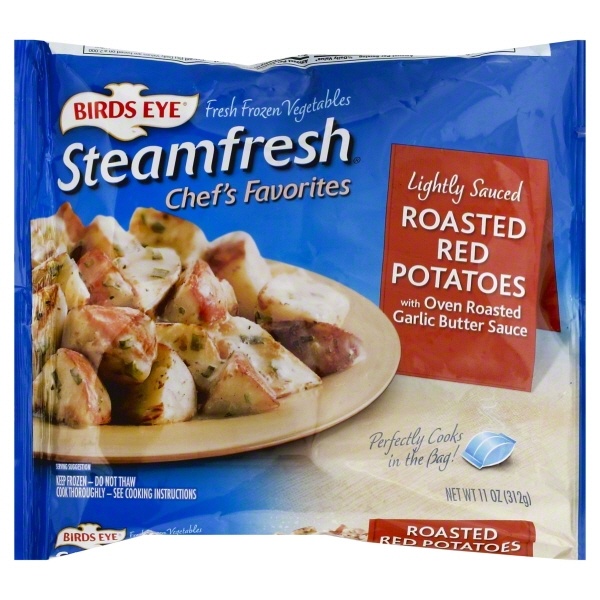 slide 1 of 5, Birds Eye Steamfresh Chef's Favorites Roasted Red Potatoes Lightly Sauced, 11 oz