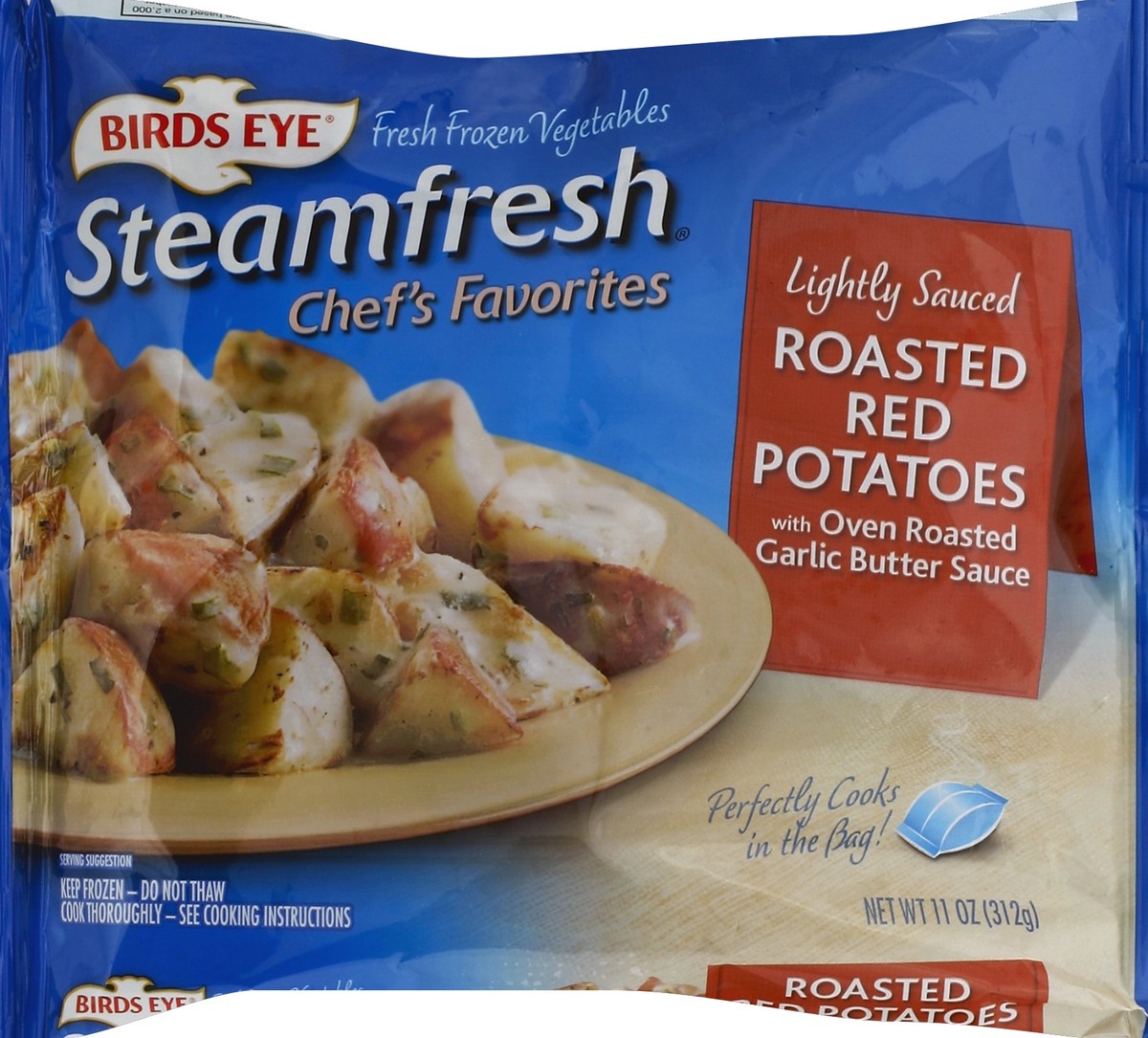 slide 2 of 5, Birds Eye Steamfresh Chef's Favorites Roasted Red Potatoes Lightly Sauced, 11 oz