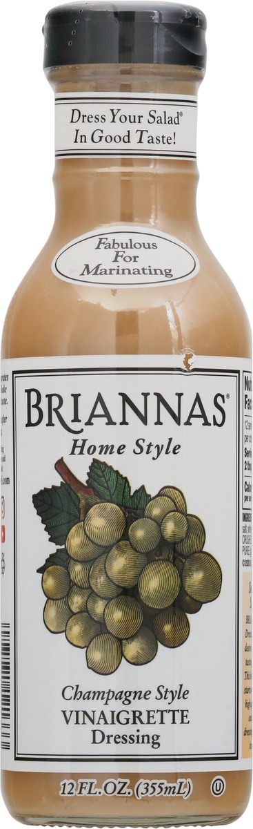 slide 3 of 9, BRIANNAS Brianna's With Capers Champagne Viniagrette, 12 fl oz