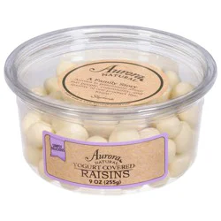 Aurora Natural Yogurt Covered Raisins 9 oz