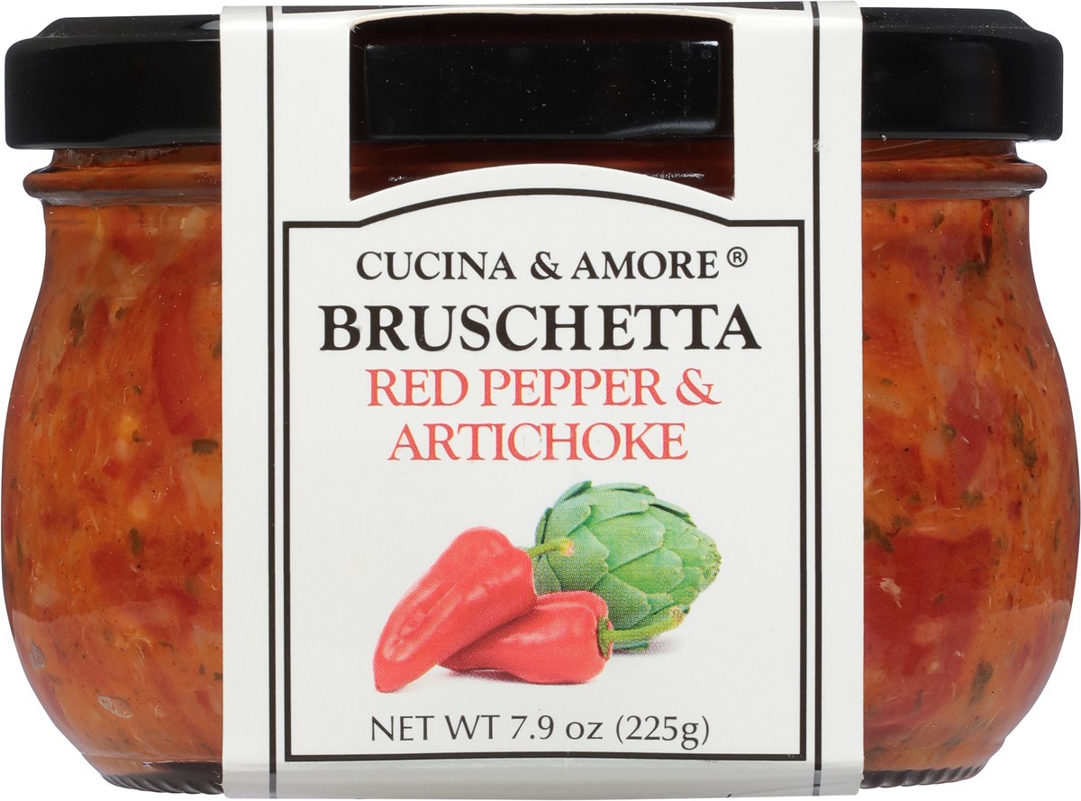 slide 7 of 13, Cucina & Amore Red Pepper & Artichoke Bruschetta 7.9 oz, 7.9 oz