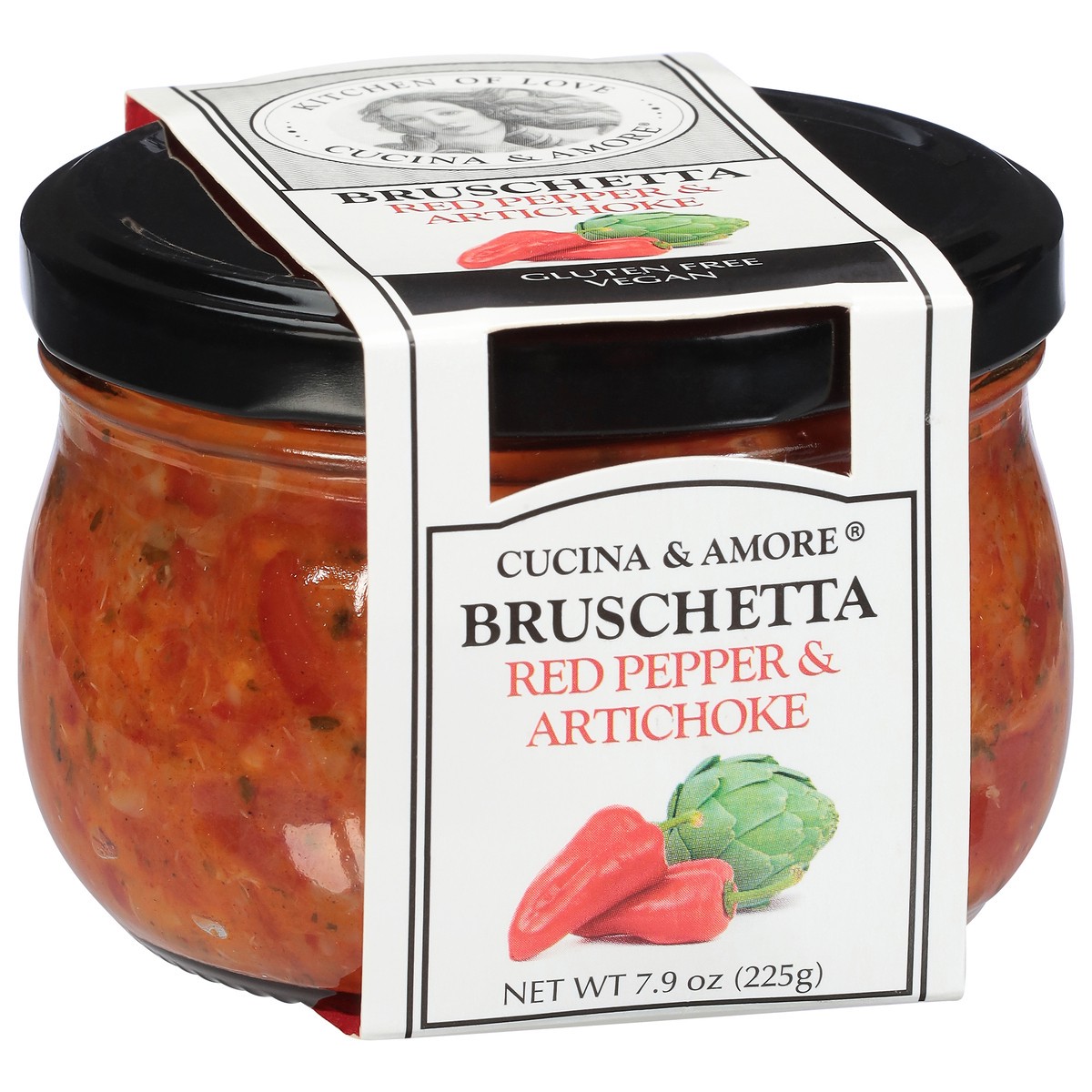 slide 8 of 13, Cucina & Amore Red Pepper & Artichoke Bruschetta 7.9 oz, 7.9 oz