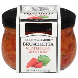 Cucina & Amore Red Pepper & Artichoke Bruschetta 7.9 oz
