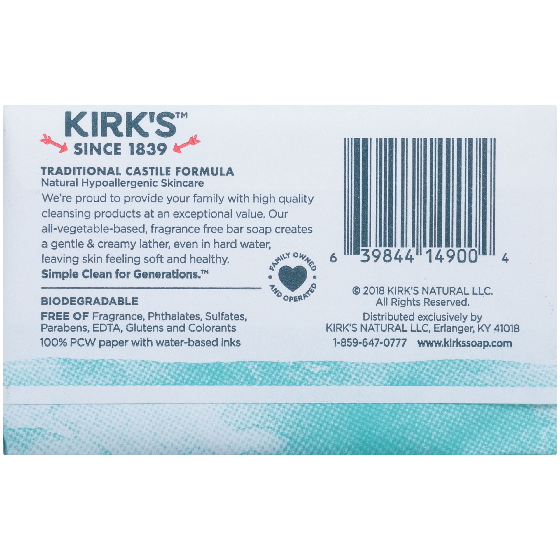 slide 6 of 7, Kirk's Fragrance Free Gentle Castile Soap , 4 oz