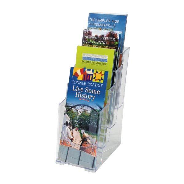 slide 1 of 1, OfficeMax Brand 4-Tier Literature Holder, 1 ct