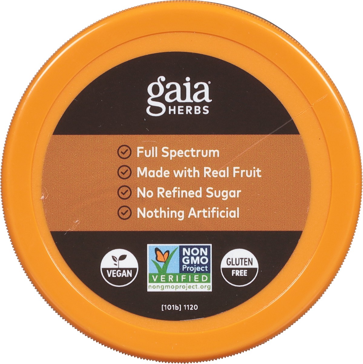 slide 9 of 9, Gaia Herbs Turmeric Supreme Adult Daily Gummies Herbal Supplement, 40 ct